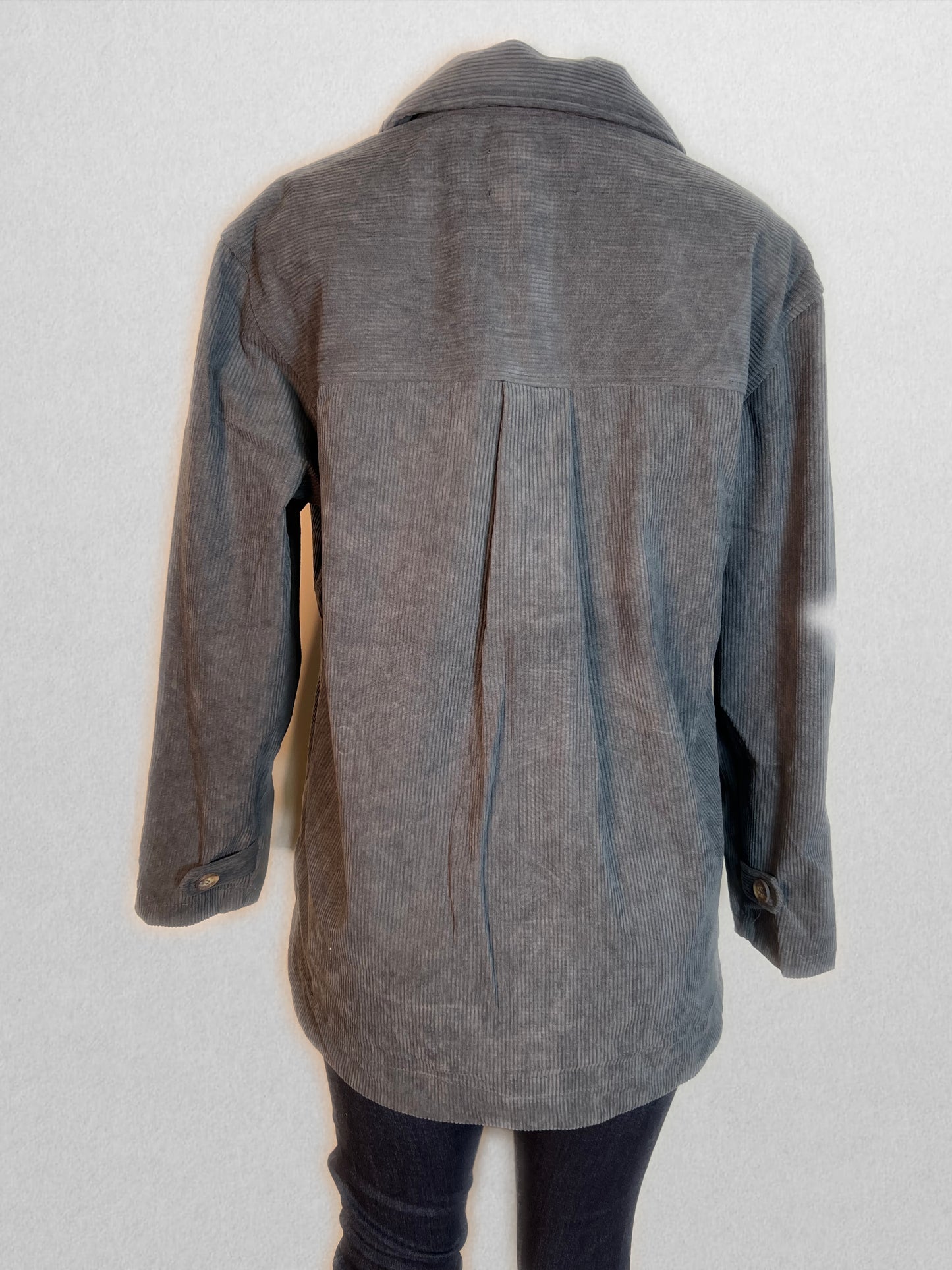 Blue gray cardigan