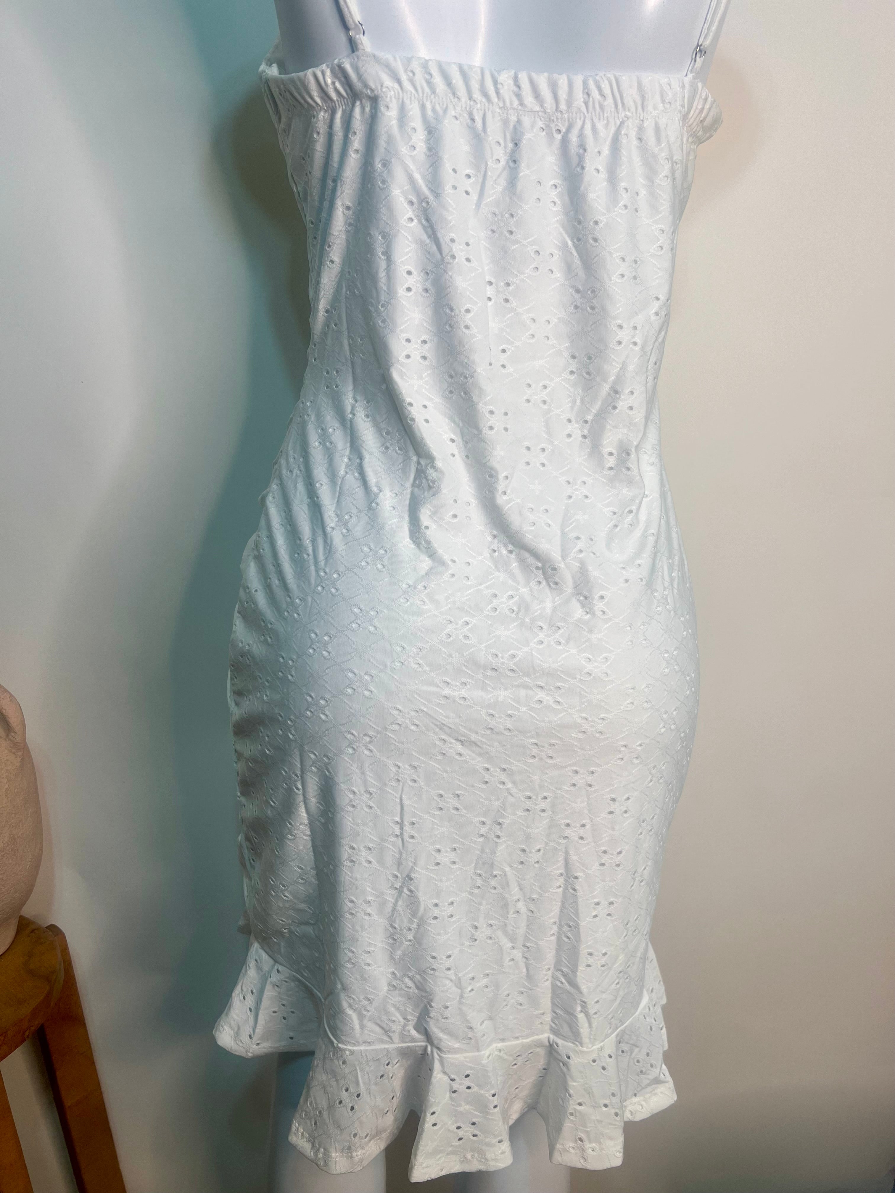 Lace white dress