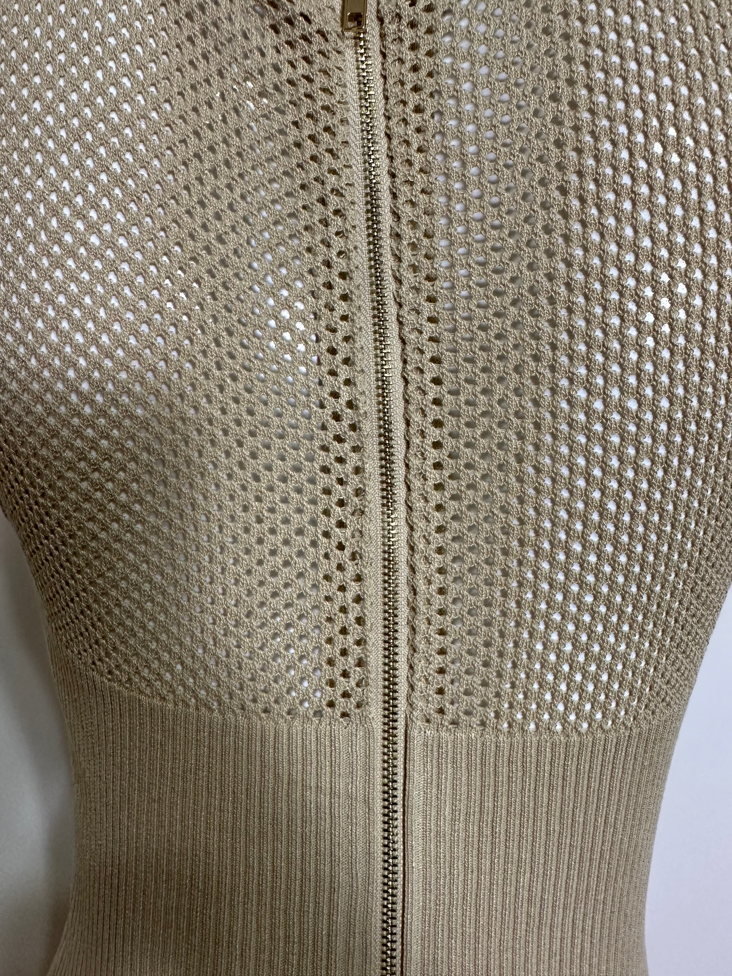 Biege mesh romper