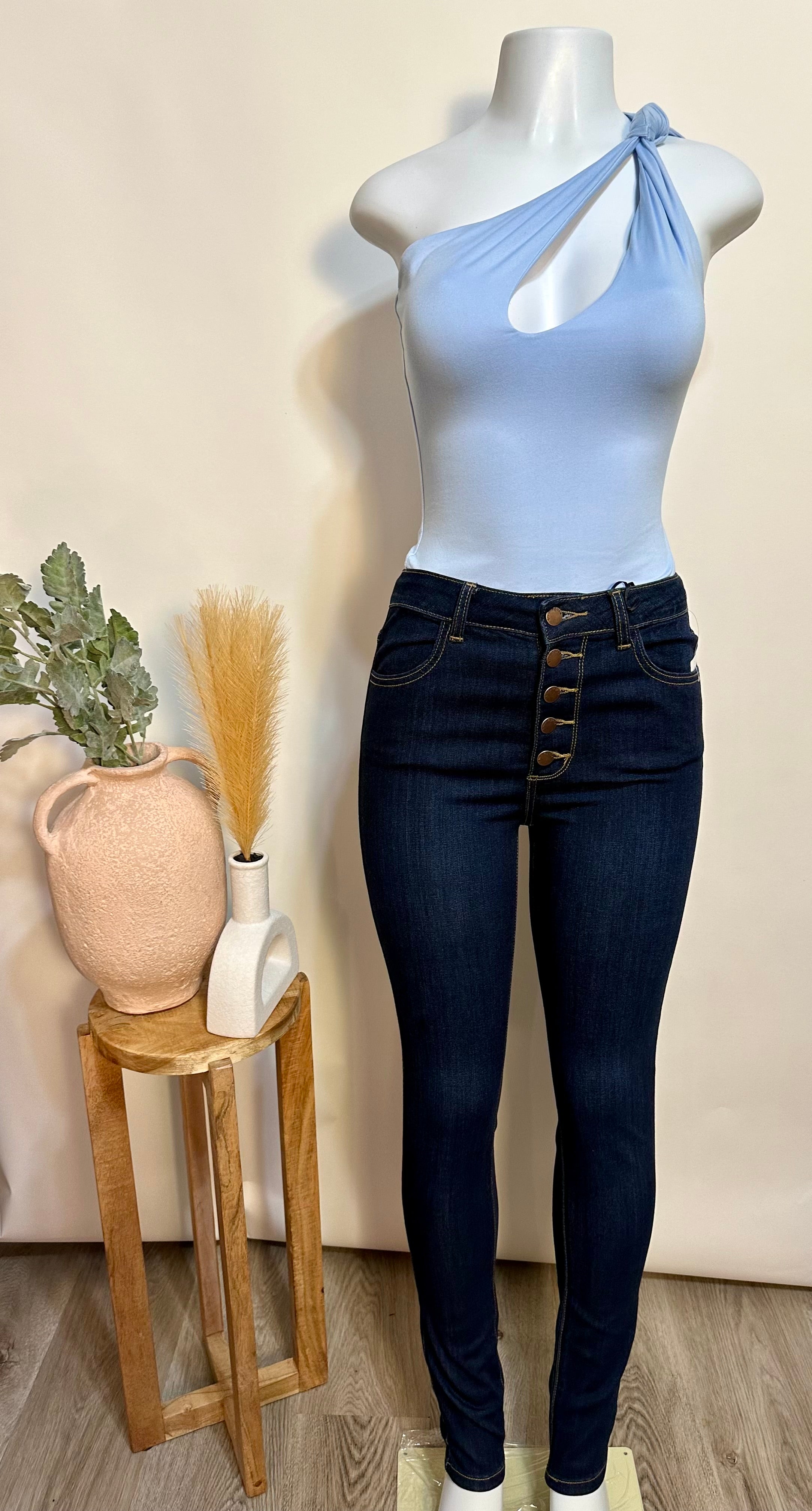 Baby blue bodysuit