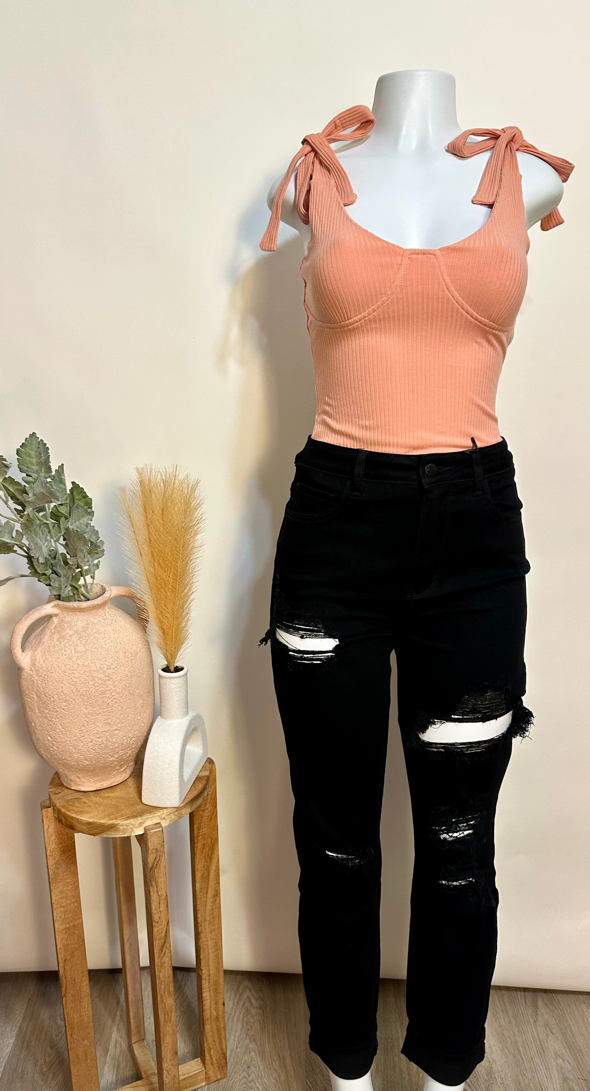 Coral knot bodysuit