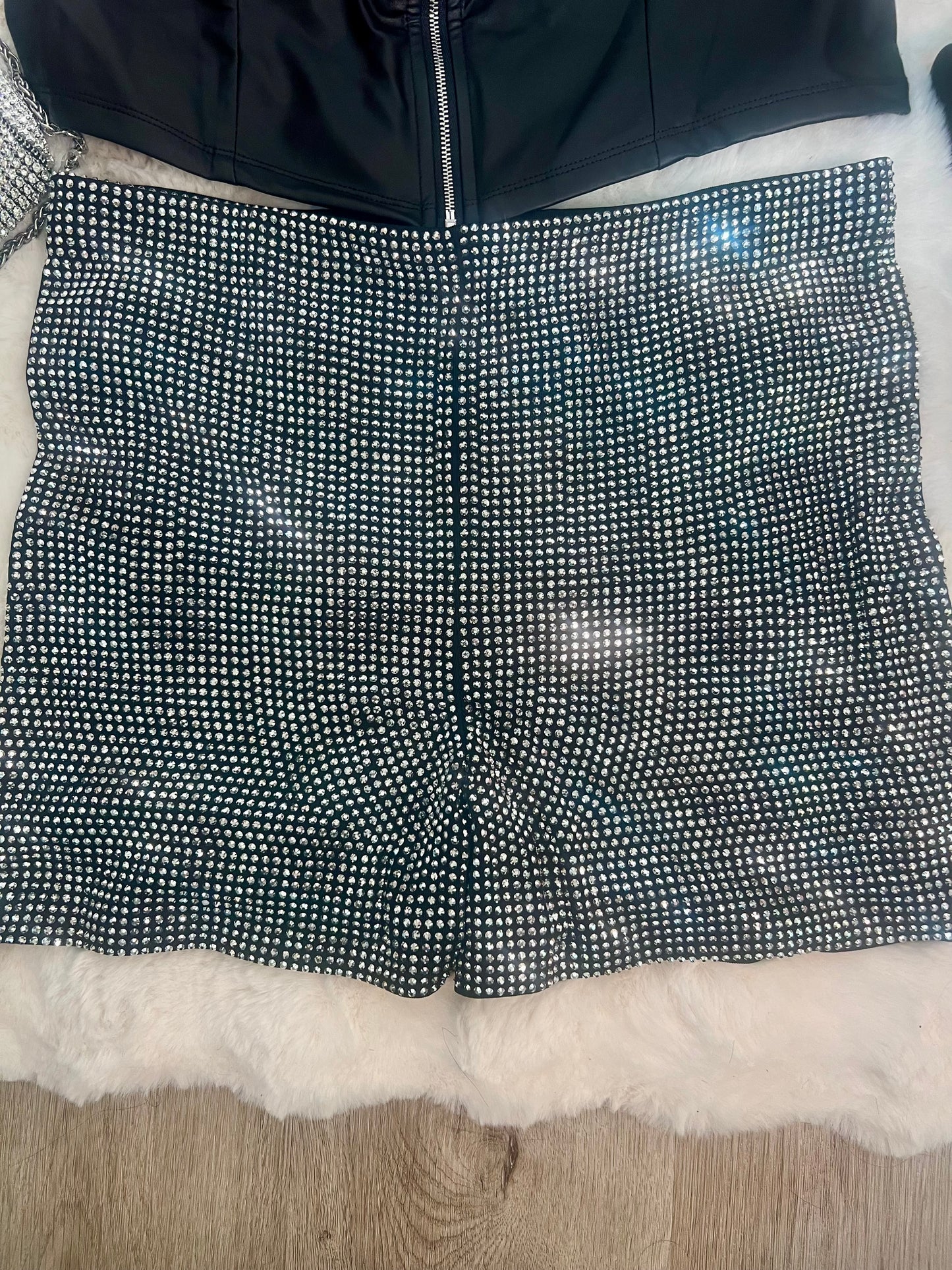Rhinestone shorts