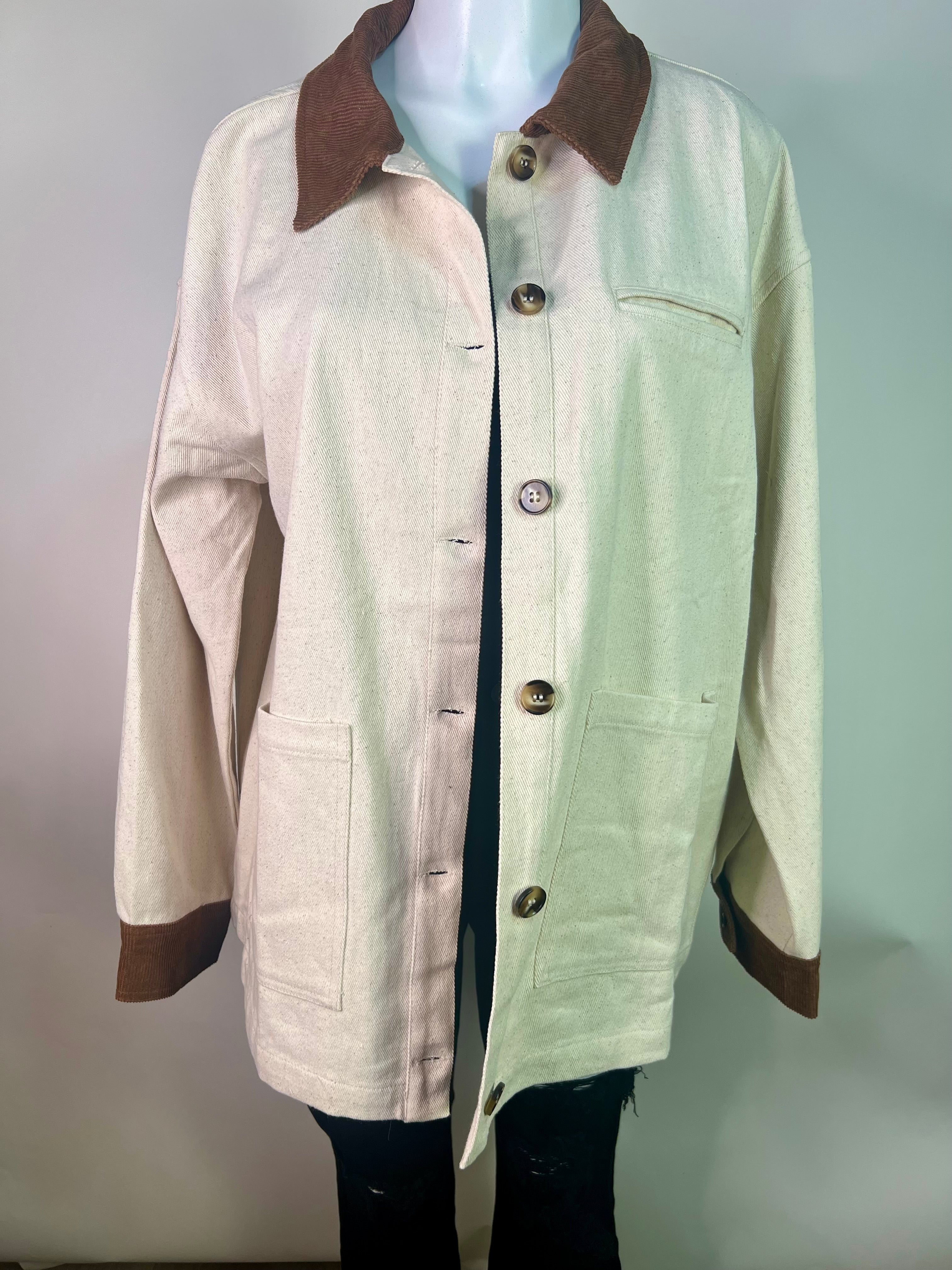 Cream brown jacket