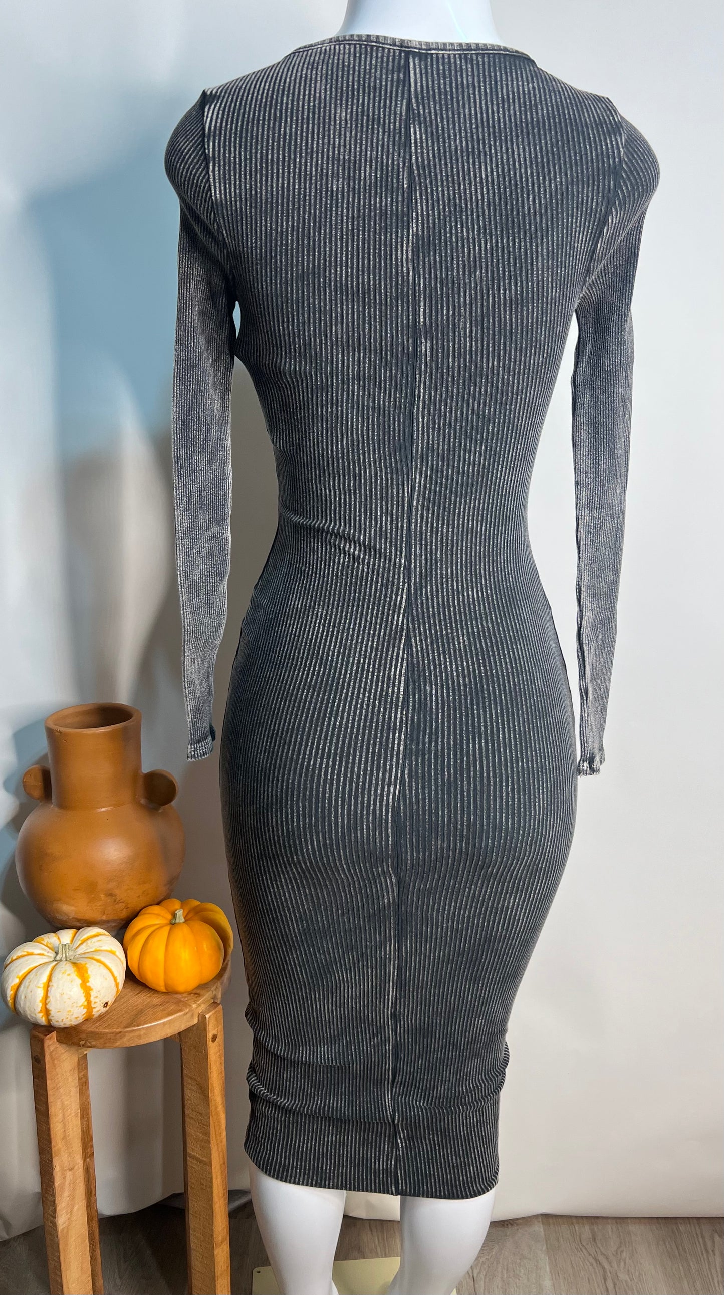 Gray Bodycon Dress