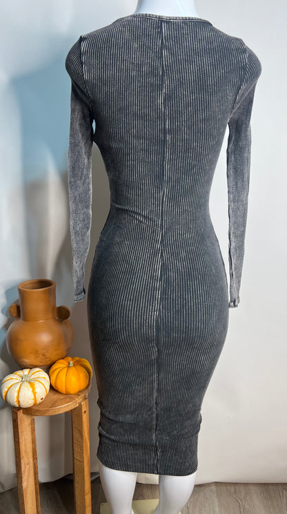 Gray Bodycon Dress