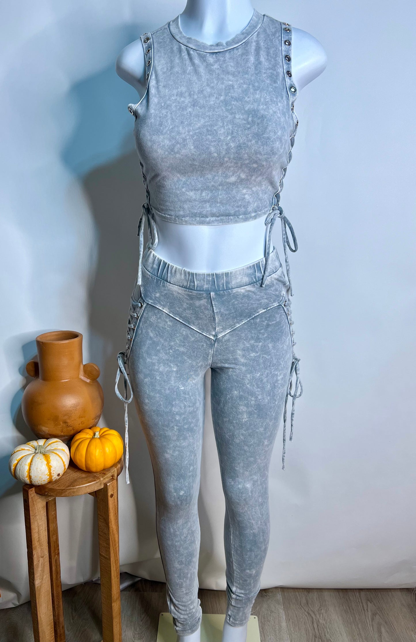 Light Gray Two Piece Set