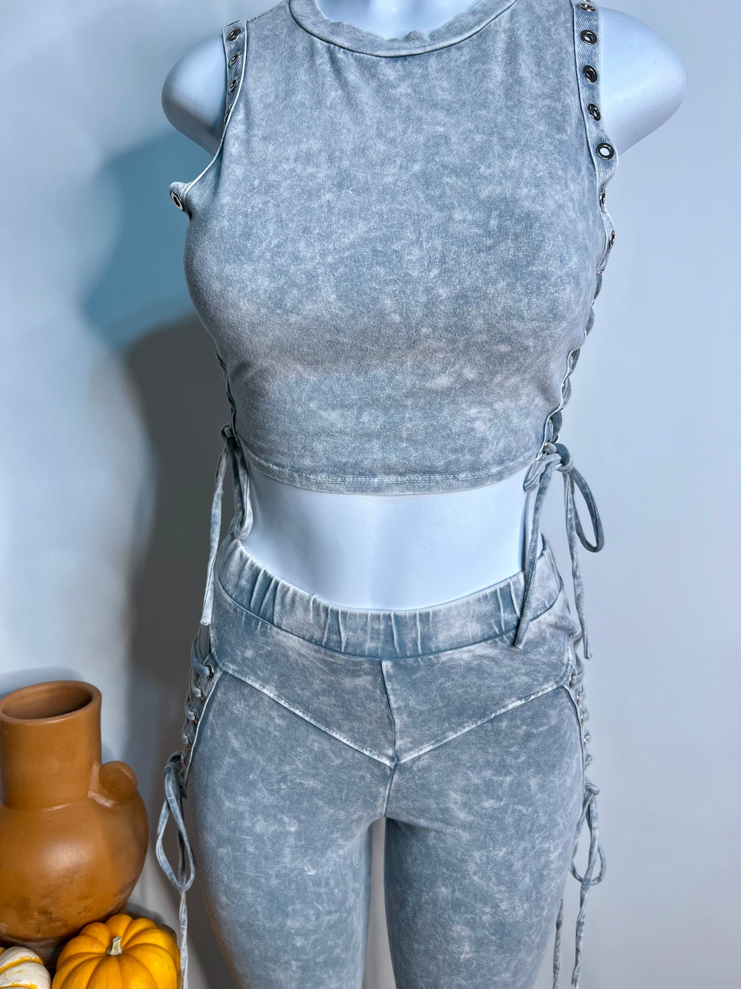Light Gray Two Piece Set